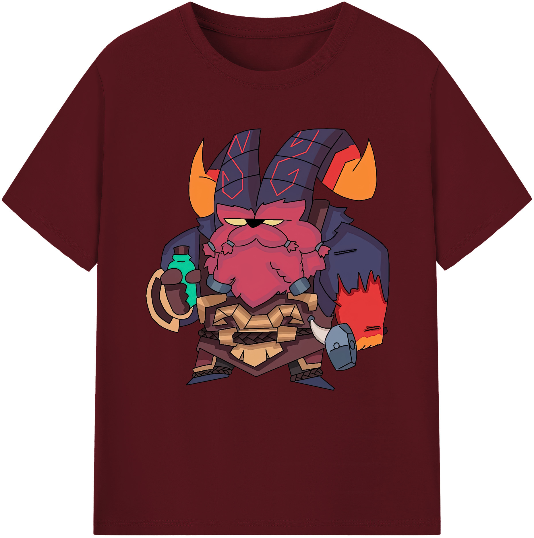 リーグ・オブ・レジェンド League of Legends LOL 綿100％半袖Tシャツ（フロントプリント）